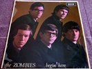 THE ZOMBIES, BEGIN HERE, 1965 UK FIRST 1A/1A MONO ALBUM ON RED DECCA LABELS.