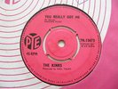 THE KINKS You Really Got Me Ex+ Pye 1964 UK 7