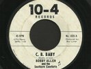 Rare Rockabilly 45   Bobby Allen   10-4   C.B. Baby   Listen
