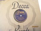 LOUIS ARMSTRONG LA VIE EN ROSE C'EST SI BON DECCA  78 RPM