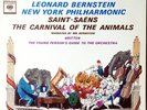 LEONARD BERNSTEIN / Saint-Saens Carnival of the Animals / Columbia 2-EYE MS 6368