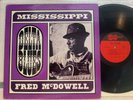 Fred McDowell Mississippi Delta Blues DISC VG+  1964 Arhoolie Records F-1021 OOP
