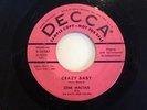 GENE MALTAIS Crazy Baby Deep River Blues Wild Hard Rockabilly Decca Hear  45
