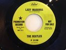 THE BEATLES Lady Madonna The Inner Light Green Capitol Promo Hear  45