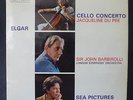 ELGAR Concerto DU PRE BARBORELLIU BAKER HMV ASD.655 UK 2nd Press STEREO LP NM
