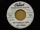Skeets McDonald 45 What A Lonesome Life It's Been / Baby Wait   Capitol VG++