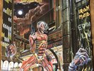 IRON MAIDEN- SOMEWHERE IN TIME LP - 1st  PRESS 1986 STERLING EX/EX