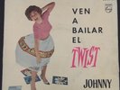 johnny hallyday- Ven A Bailar El Twist +3 / EP Spain Edition Vinil Blue RARE