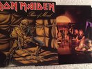 IRON MAIDEN piece of mind lp EXC/VG++ STERLING ORIG PRESS PLAY GRADED EXC