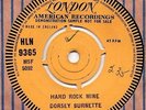 DORSEY BURNETTE HARD ROCK MINE c/w (IT'S NO SIN) LONDON HLN 9365 RARE DEMO