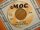 PROMO M.O.C. 45 RECORD/BAD & GOOD BOYS/WE GOT SOUL/ FIRE/ EX GARAGE SOUL