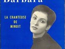 BARBARA LA CHANTEUSE DE MINUIT Très RARE SON 1ER 45T EP 1958 PATHE 7 EGF 339