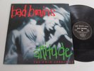 BAD BRAINS/ATTITUDE (THE ROIR SESSIONS)  LP 1989 RELATIVITY WE BITE WB 056
