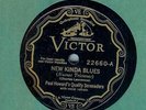 PAUL HOWARD / BENNIE MOTEN - NEW KINDA BLUES - VICTOR SCROLL 78 RPM