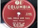 SID KING & FIVE STRINGS Sag, Drag and Fall COLUMBIA clean rockabilly HEAR  78