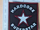 RARE WOVEN HARDCORE SUPERSTAR PATCH AC DC DEEP PURPLE AIRBOURNE GUNS N ROSES