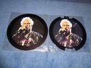 BILLY IDOL    UNCUT + REGULAR BAT SHAPED PICTURE DISC'S