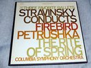 STRAVINSKY Conducts 3 BALLETS box NM Firebird RITE OF SPRING Petrushka Columbia