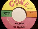 Doo-wop 45 - Channels - All Alone - Mint-