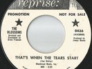 The Blossoms on Reprise 0436-DJ Copy- That's When The Tears Start/Good Lovin'