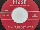 Orig Sheryl Crowley, It Ain't to ... 45rpm record, female black rocker RAB RNB