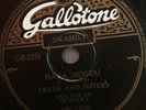 FRANK AND SISTERS GALLOTONE GB 2251 AFRICA 78 RPM E EAST AFRICAN GUITAR