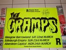 The Cramps - Scottish tour poster - Screen printed original 1986
