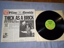 JETHRO TULL  thick as a brick  1972-FIRST UK PRESS  - GREEN CHRYSALIS -EX++
