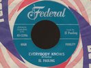 EL PAULING & ROYALTONES 1961 Federal 45 Now Baby Don't Do It  / NMint
