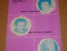 Gene Vincent/Jerry Lee Lewis/Heinz 1963 UK Tour Programme (Outlaws/Andy Cavell)