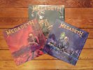 Megadeth Mid-Period Vinyl - So Far, Peace Sells, Rust In Peace Capitol M to NM-