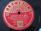 MOZART Piano Sonata in A K.331, EDWIN FISCHER solo - ELECTROLA D.B. (2x) 78 RPM