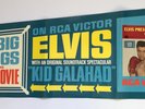 ELVIS PRESLEY- AWESOME AND RARE USA ADVERTISING POSTE-100% GENUINE