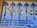 Kyuss And The Circus Leaves Town Tour Poster Germany 1995