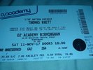Thomas Rhett Concert Ticket Birmingham 11th November (BALCONY UNRESERVED)
