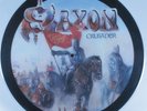 SAXON Crusader CARRERE LP VG+ uk picture disc
