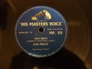 ELVIS PRESLEY BLUE SUEDE SHOES / TUTTI FRUTTI HMV RARE 78 rpm POP 213 EX