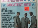orig 1963 The Impressions Greatest Hits album Curtis Mayfield In Shrink VG