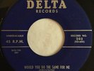 The Candlelighters -Would You Do The Same 45 DELTA 203 VERY Rare Harmony Doo-Wop