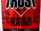 TRUST - Au nom de la rage -Tour 2017 - AFFICHE / POSTER