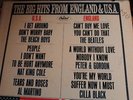 Beatles  2 cuts promo capitol comp lp Big hits from England & USA + Beach Boys