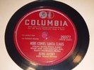 Gene Autry Columbia 20377 78 RPM 1947 Here Comes Santa Claus Old-Fashioned Tree