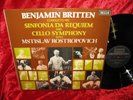 1964 UK EXC+ SXL 6641 NB STEREO BRITTEN CELLO CONCERTO ROSTROPOVICH. PLAYS SUPER
