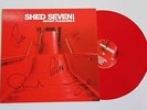 SHED SEVEN INSTANT PLEASURES **RARE HAND SIGNED*** RED VINYL LP IN STOCK
