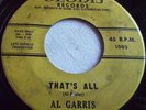 AL GARRIS   THAT'S ALL ** US GLODIS 45