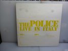POLICE-LIVE IN ITALY. MILANO, ITALY 1980.-1980 YELLOW VINYL LP-EX/EX.