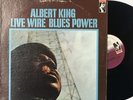 ALBERT KING LIVE WIRE/BLUES POWER 1979 STAX REISSUE LP NM