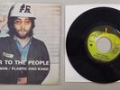 1830 JOHN LENNON PLASTIC ONO BAND POWER TO THE PEOPLE VINTAGE 45 RECORD RE13