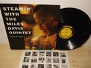 MILES DAVIS QUINTET Steamin' With LP original 1st Prestige 7200 DG RVG PROMO VG+