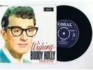 SCARCE ROCK'N'ROLL-BUDDY HOLLY-WISHING-UK CORAL MONO EP+PS
